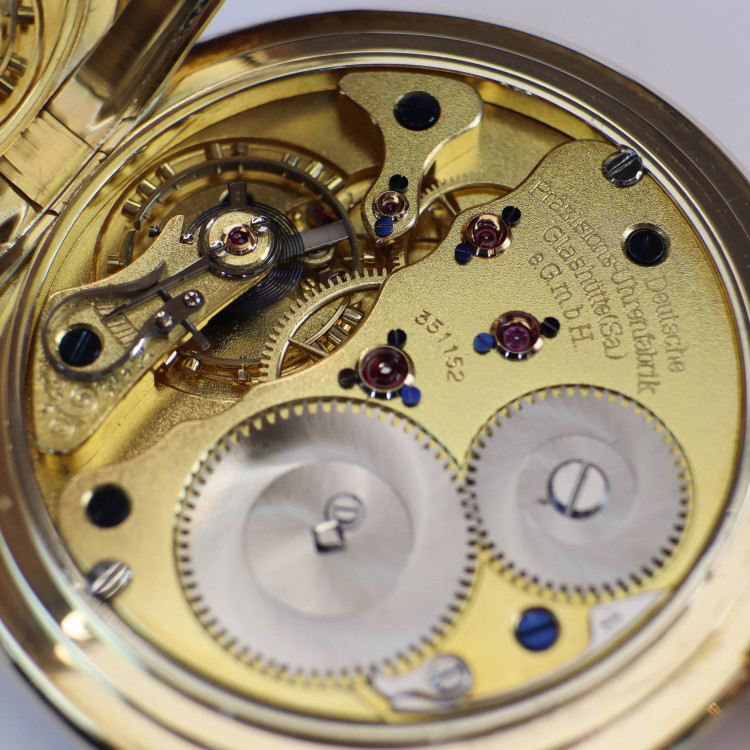 Blome Preowned-Uhren Deutsche Präzisionsuhr - original Glashütte - Bild 4 